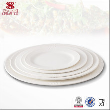 Chine ménager vaisselle en céramique restaurant porcelaine olive ovale plat